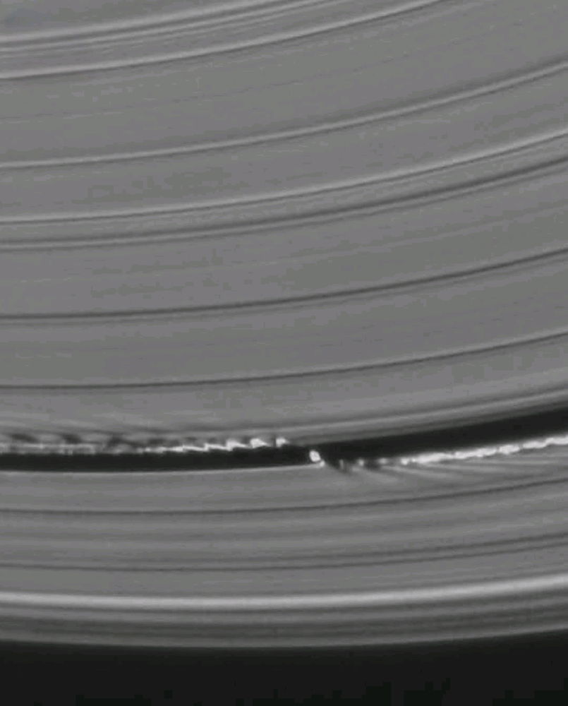 Saturn's rings are a beauty.