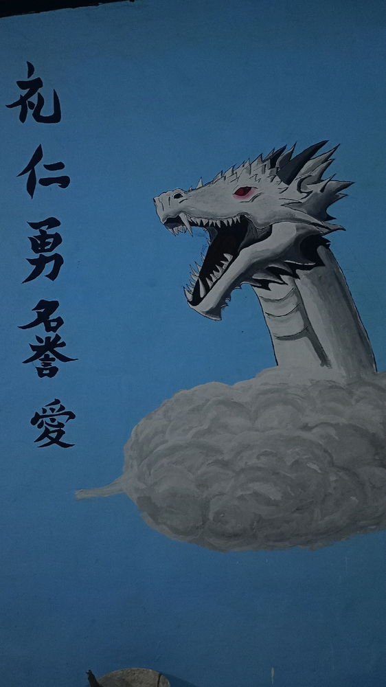 Pintando mi dragón