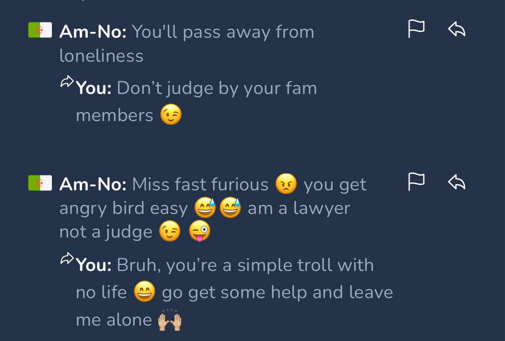 Not sure why any passing by man is so obsessed with my personal life and relationships 🥴