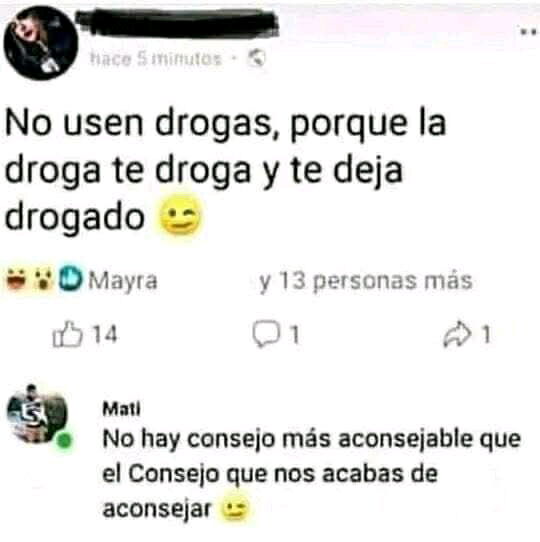 Y recuerda... vive sin drogas🎶