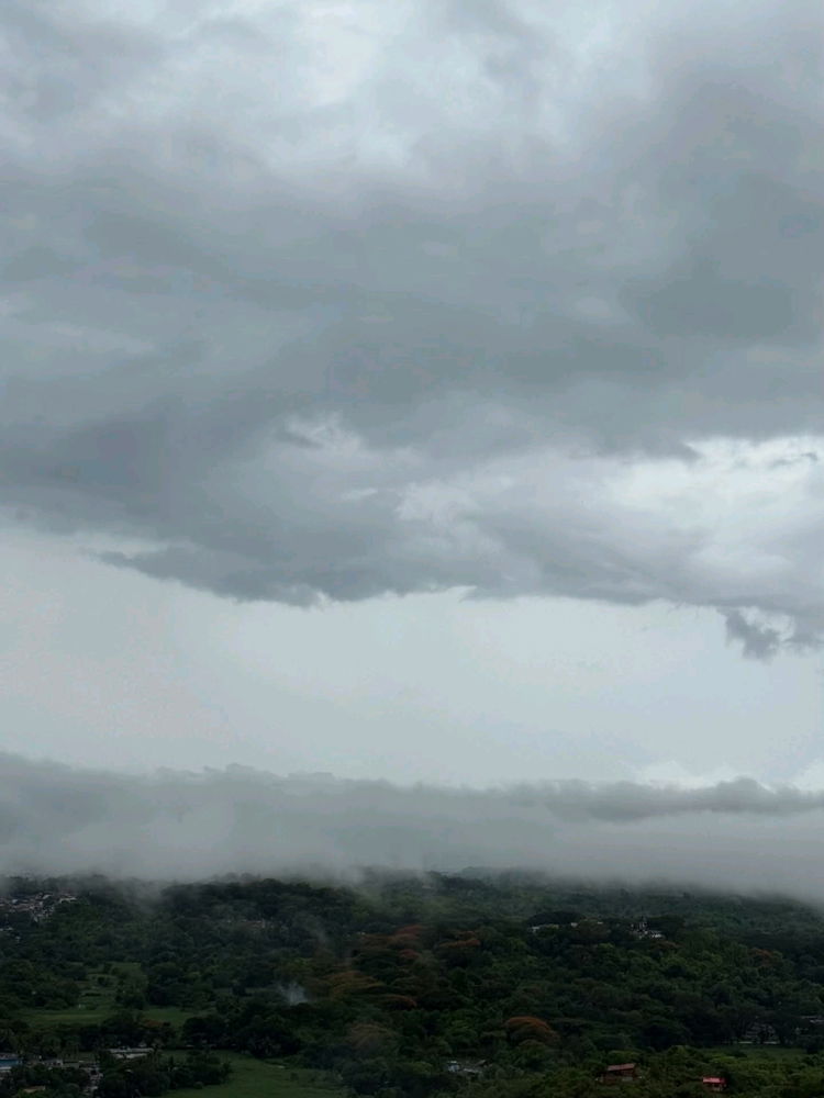 Clouds rolling in, worries rolling out.