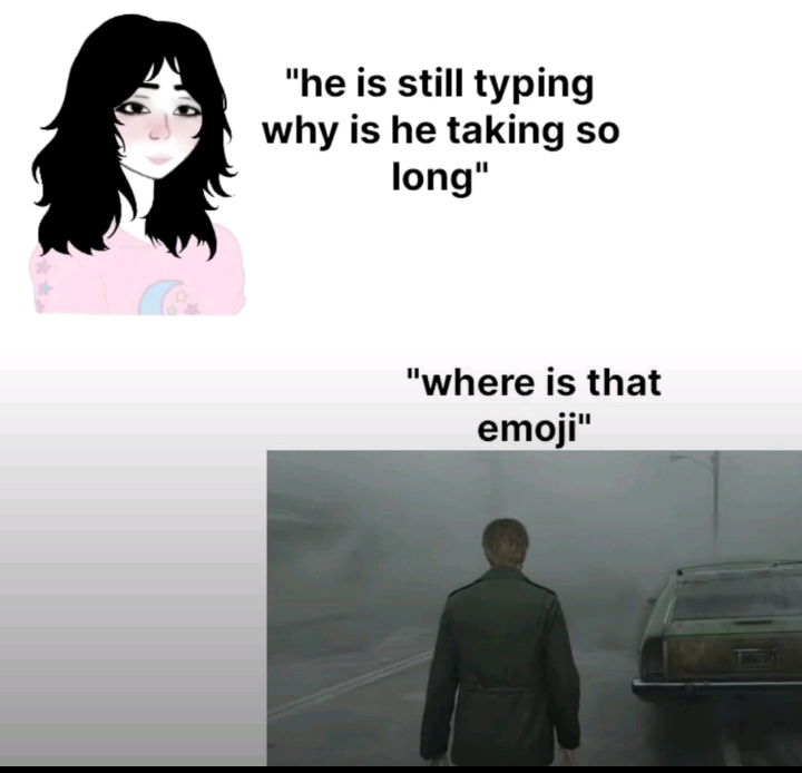He's taking so long, he must be so poetic!