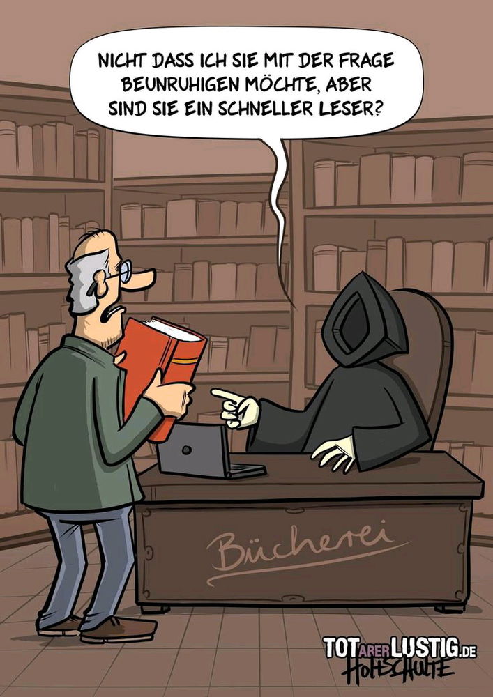 Neulich in der Bücherei