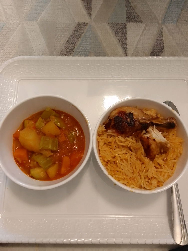 Boss babe lunch ( chicken cabsa and idam) 😋🍽️