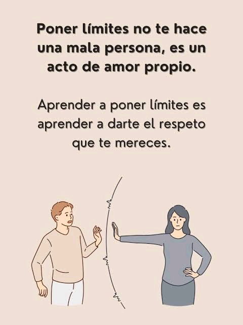 😊No es ser mala persona o aburrida como dijo un tipo, que no conoce la palabra respeto..