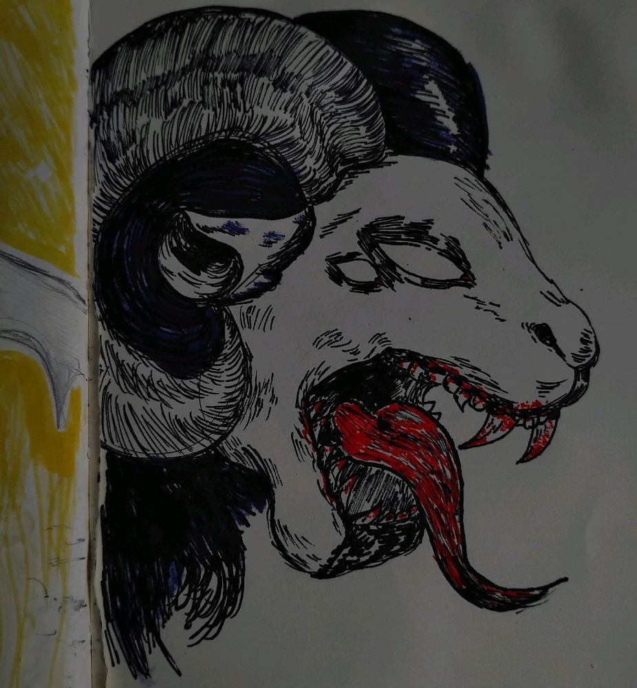 último desenho que fiz 🐏🩸