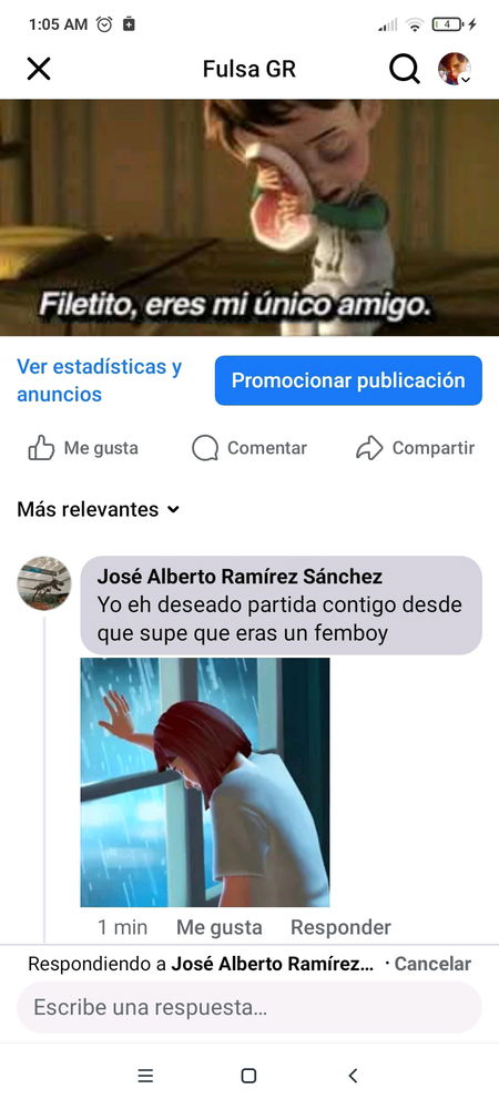 Bueno creo que hice un amigo creo