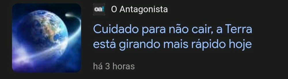 Por isso o Zé levou um tombo no bar, mas falando sério tá ai o tipo de notícia que me desanima