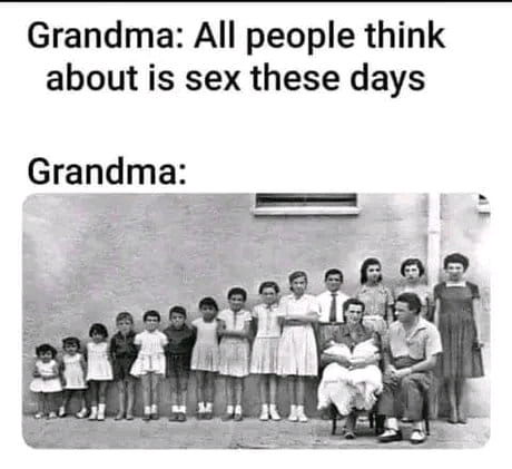 Them good ol grandma times...