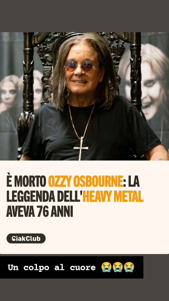 Addio OZZY
