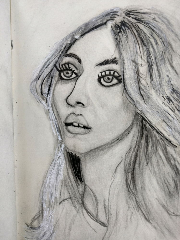 I drew Sydney Sweeney (poorly)