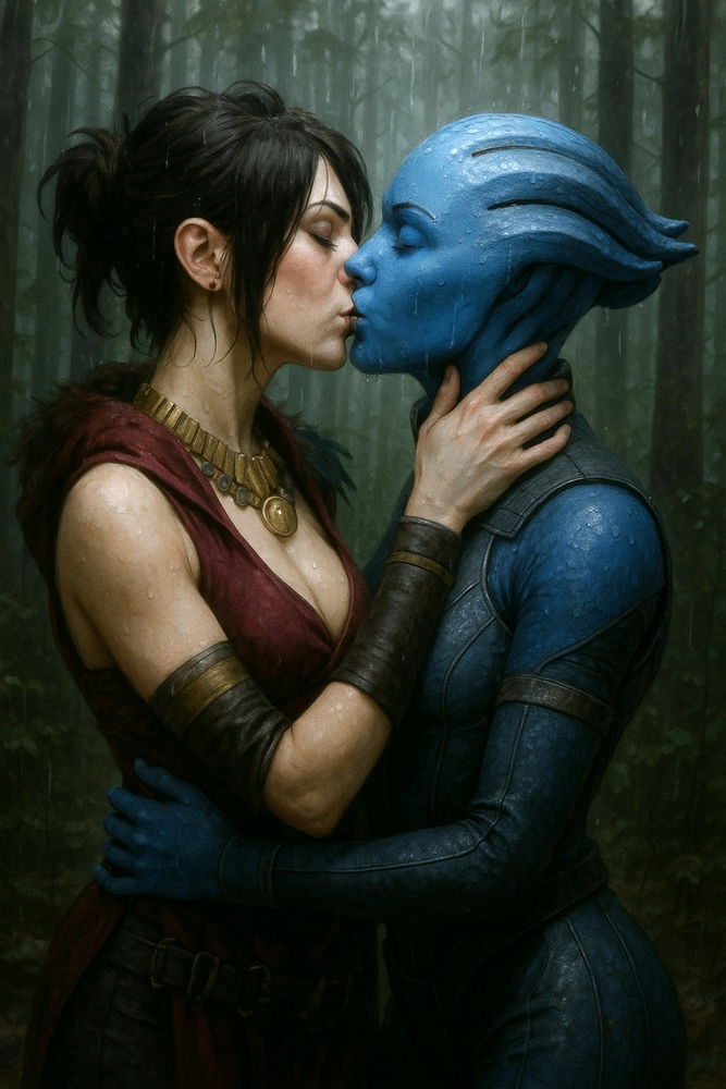 Morrigan x Liara