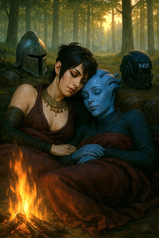 Morrigan x Liara