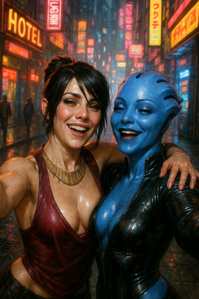Morrigan x Liara
