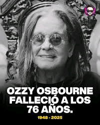 Ha fallecido Ozzy Osbourne a sus 76 años.