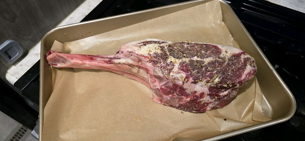 Well, I might as well cook this thing...