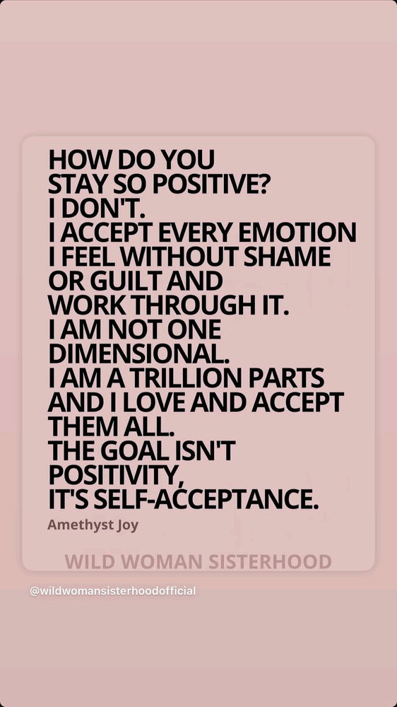 Self-acceptance