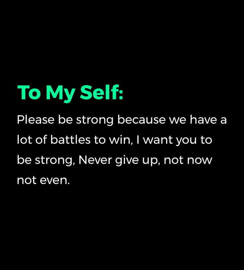 be strong self 🥲