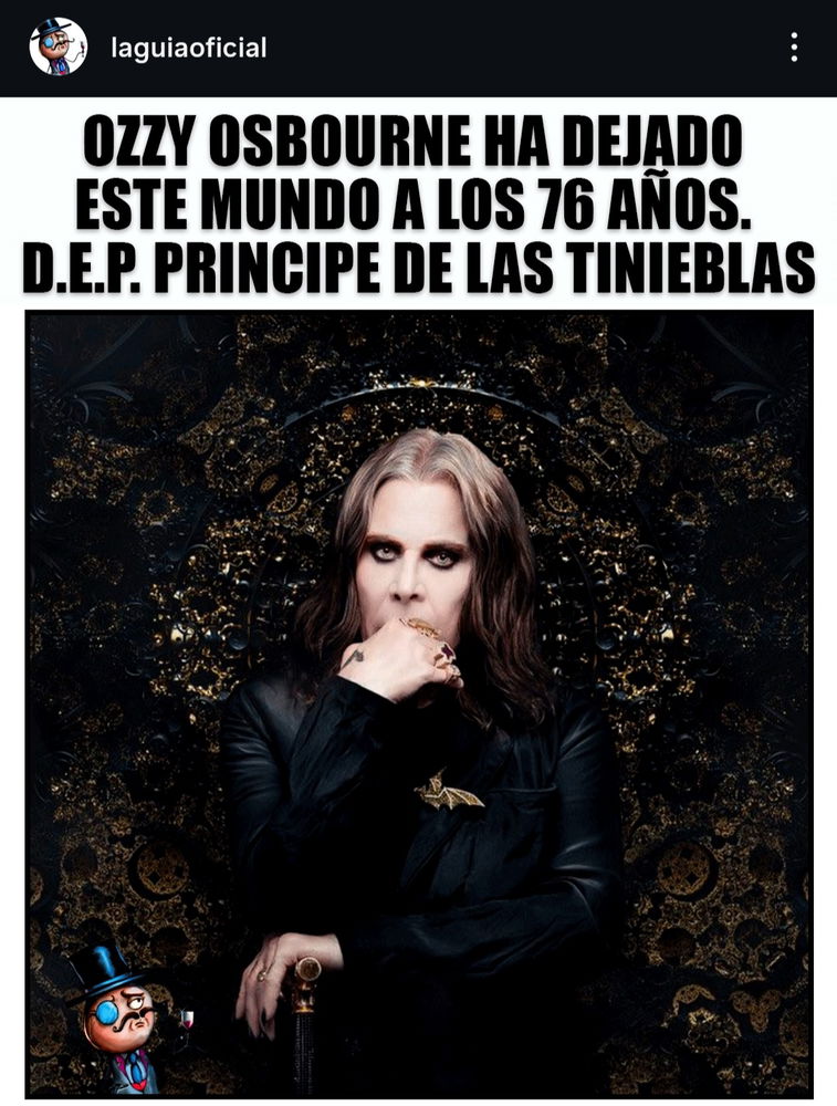 Muy triste noticia 😟