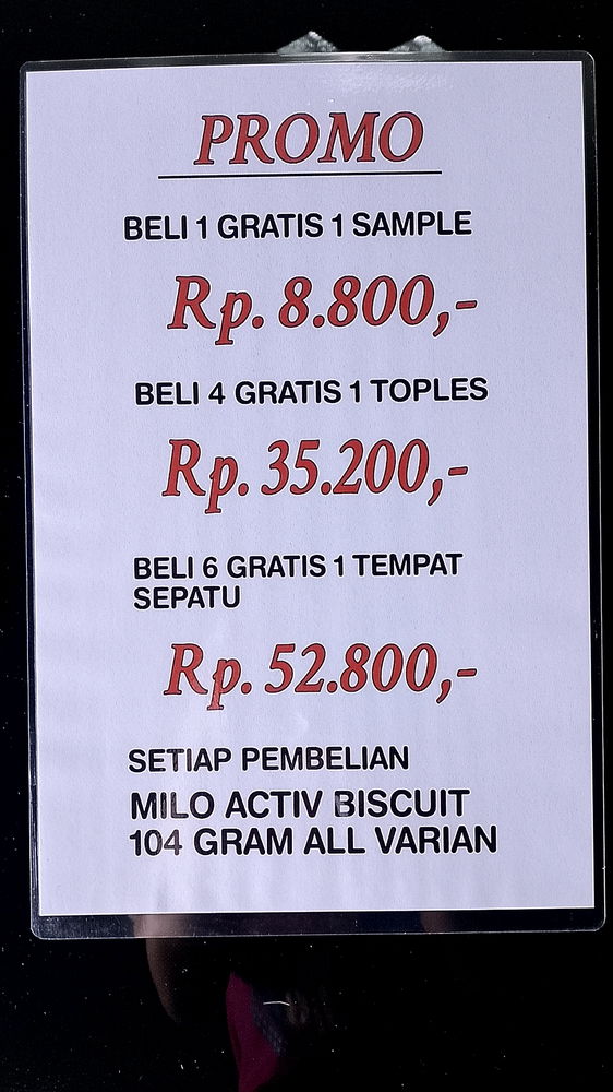 Promo Milo Activ Biscuit