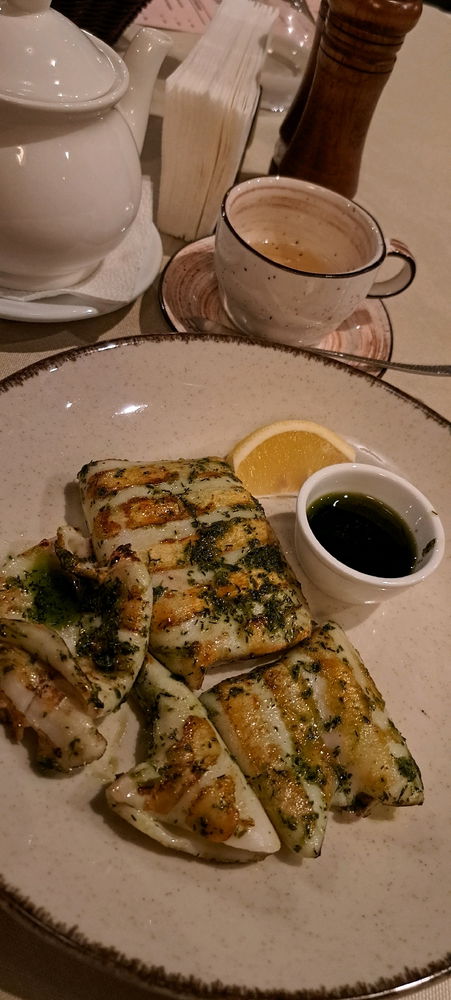 Calamari at a Serbian restaurant 🦑