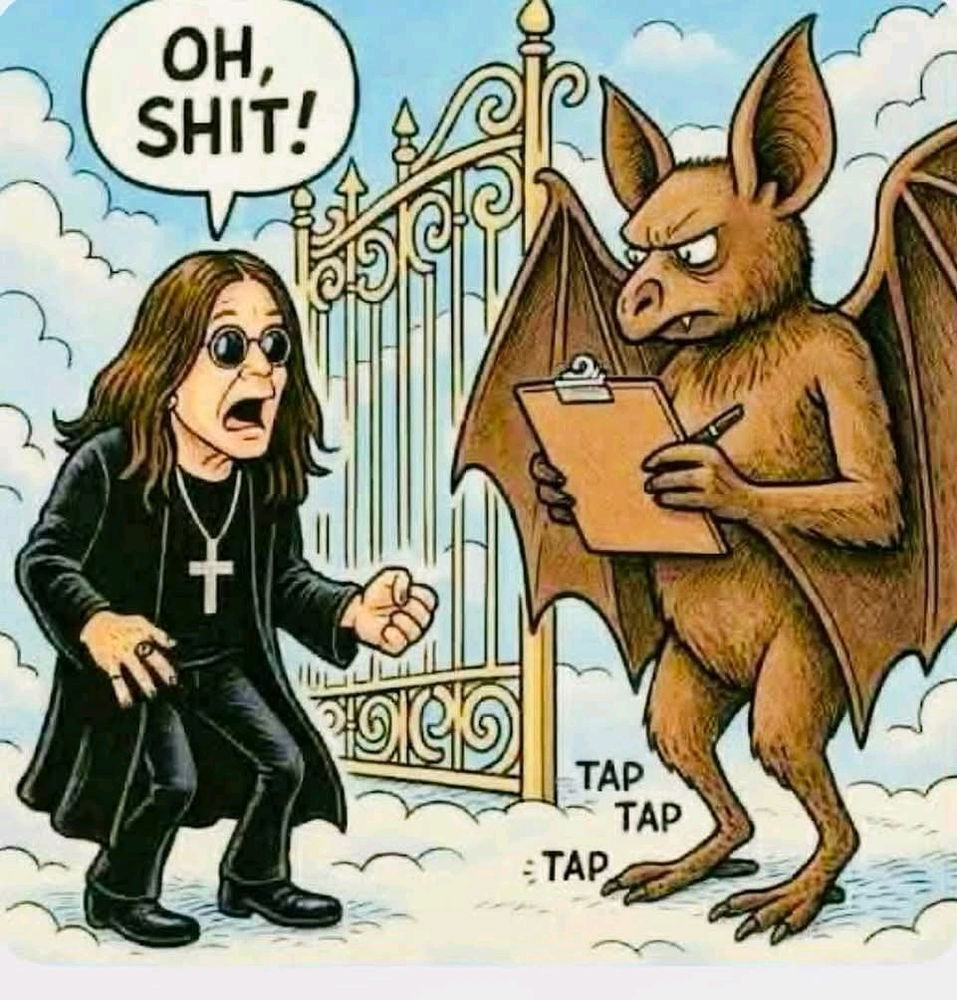 Un peu d'humour en ce jour de deuil pour le metal
