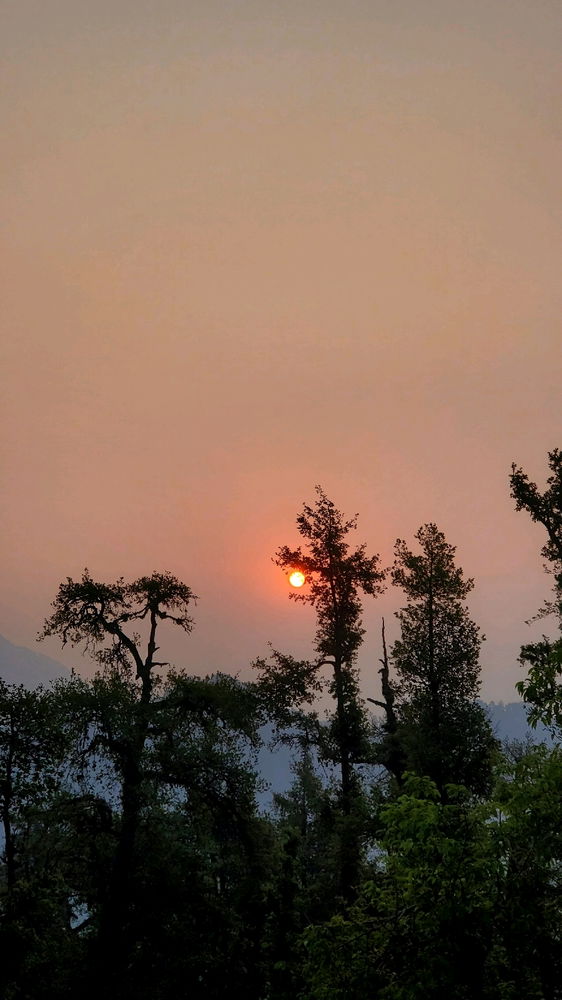 Sunset in mountains!
