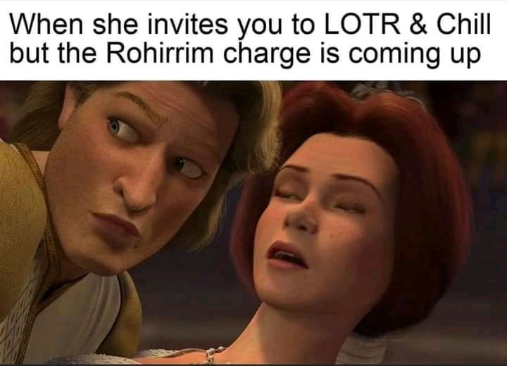 Watching LOTR for the 200th time