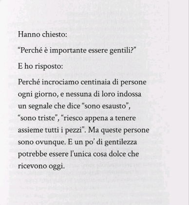 Essere gentili