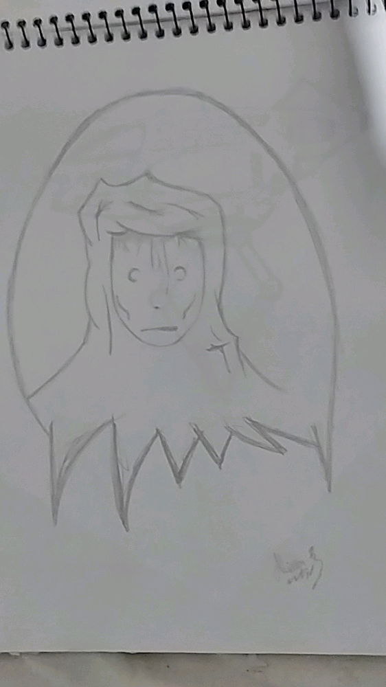 Às vezes eu sinto que alguma entidade me usa para fazer os meus desenhos