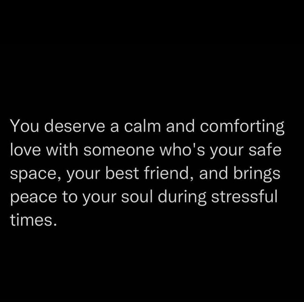 And be that kind of love too :) we deserve what we give 🫶🏻