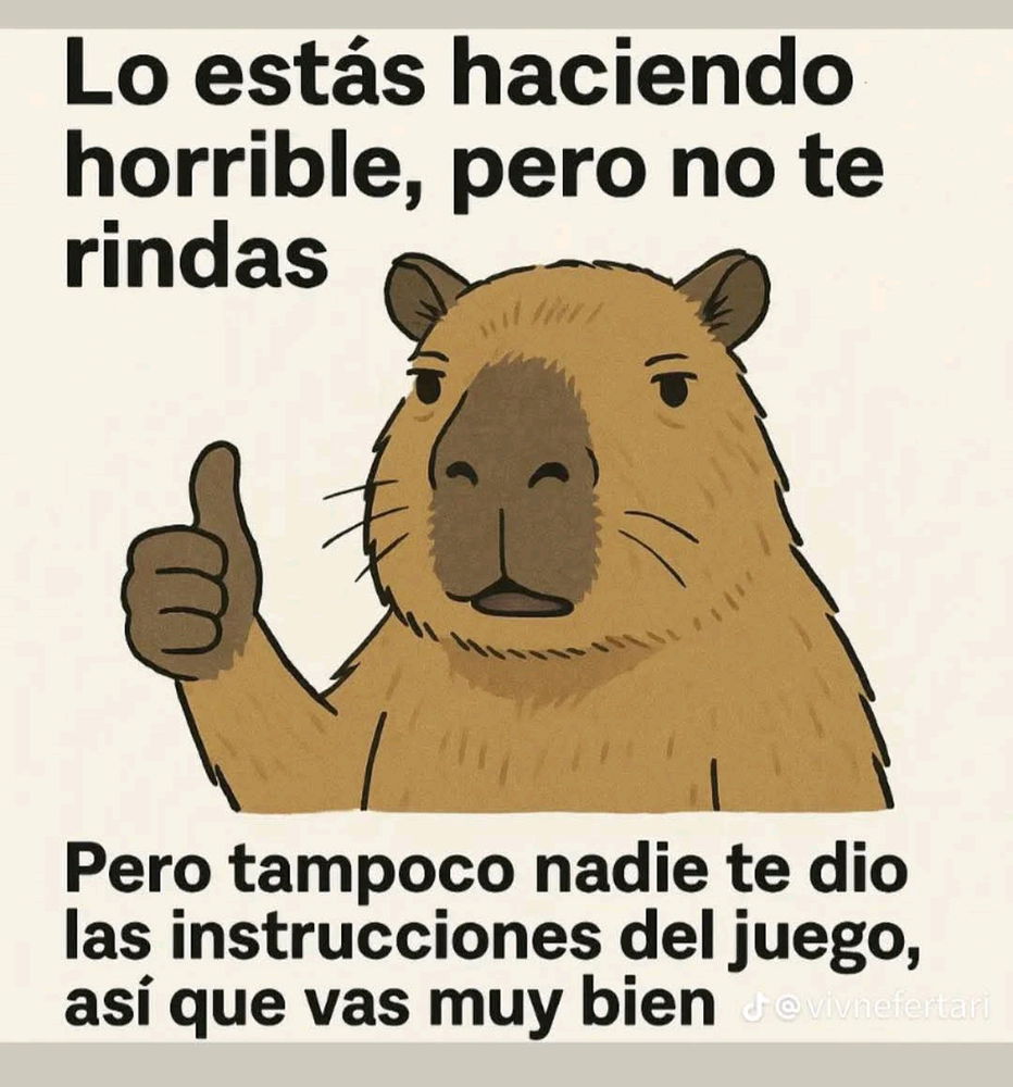 Felicidades, llegaste a intentarlo, cuando otros ni siquiera lo hicieron.