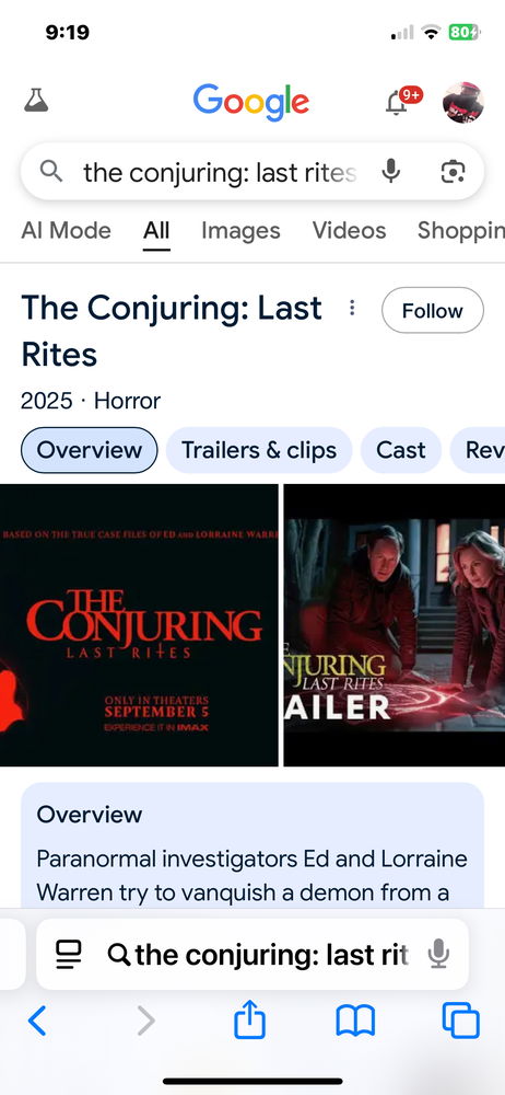 I want see this new movie called the conjuring last rites coming to theater September 5