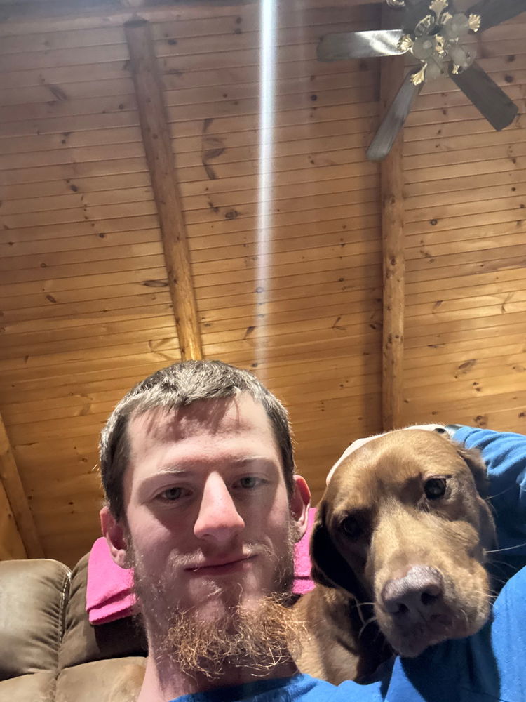 Me and my dog, Dusty