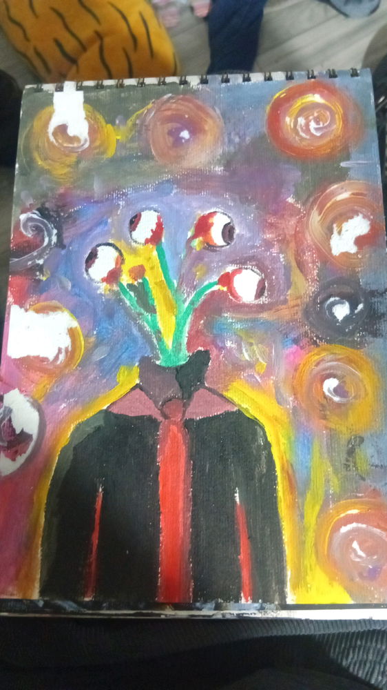 Se que a veces siempre hago cosas raras pero que a la gente le gustan mis ideas y creo que esta es una de las que más les gusta a todos bueno quieren ver más arte digan Si Yoo y alguien pa pintar en el jardín cerca de aquí