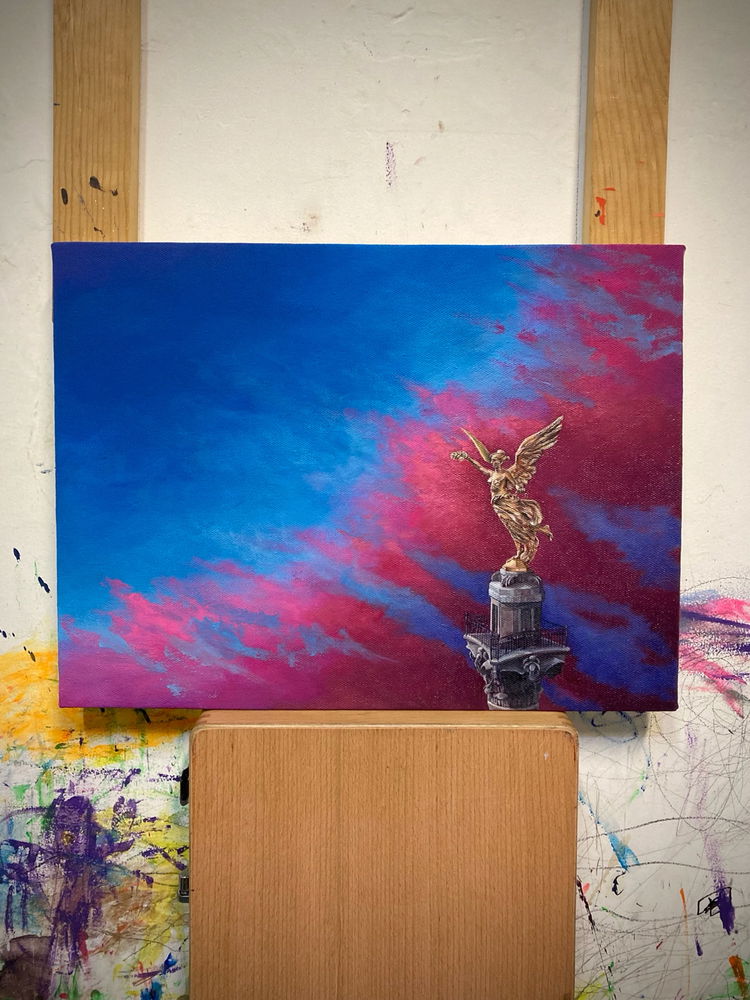 Alguien de cdmx? La he pintado desde distintos enfoques :))