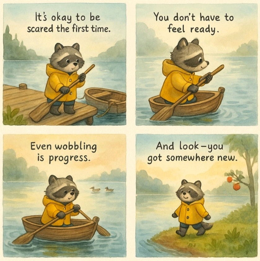 It's okay as long as you keep 
going...Slowly but surely... 
Progress is still progress... 
😉🥰🤗🌻☘️💖✨️🌈🦝