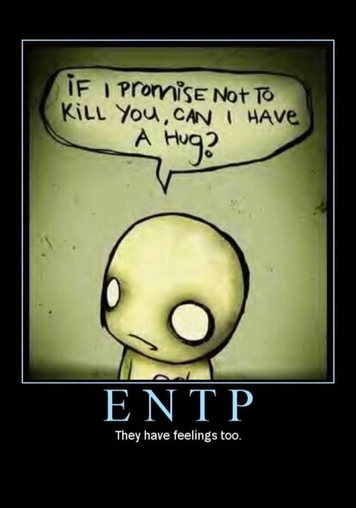 ENTP/INFJ memes (swipe left) 
Also, ENTPs don’t have feelings 😂