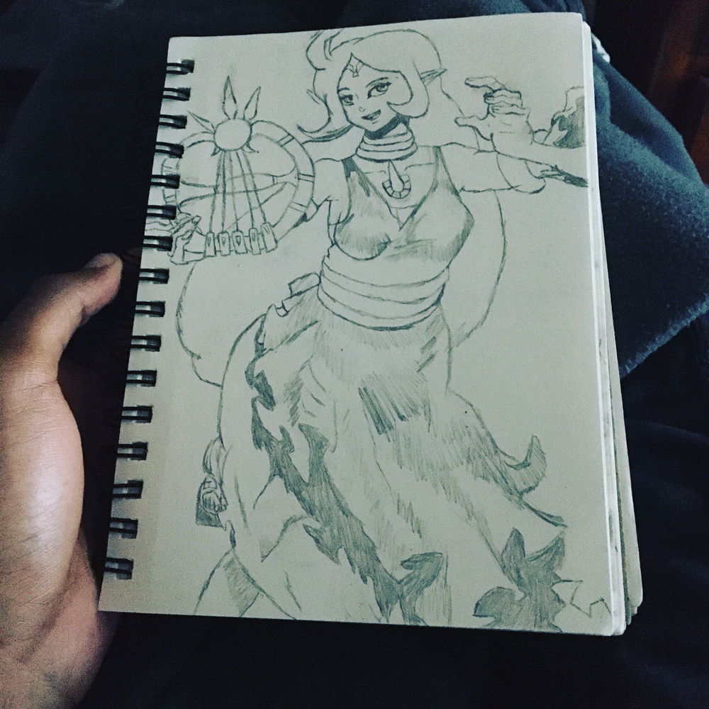 Midna/Triforce of wisdom lady? I forget ngl