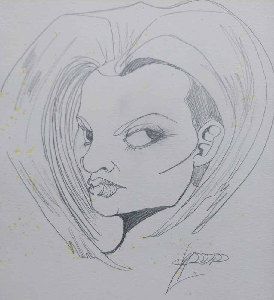 Dessin rapide fait aujourd'hui
