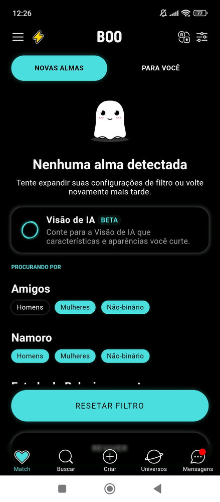 Não há mais almas pra mim, F namoradinh 😭😭😭