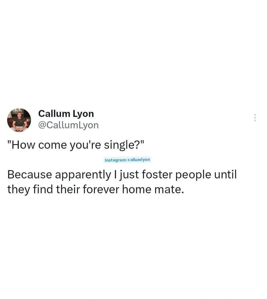 When people ask why I’m still single…