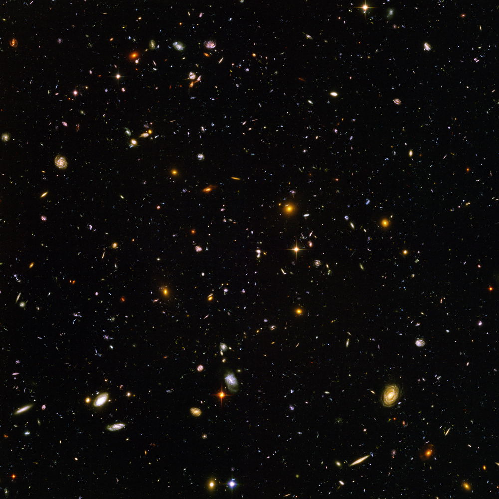 If your problems ever seem too big, just look at the Hubble Ultra Deep Field~