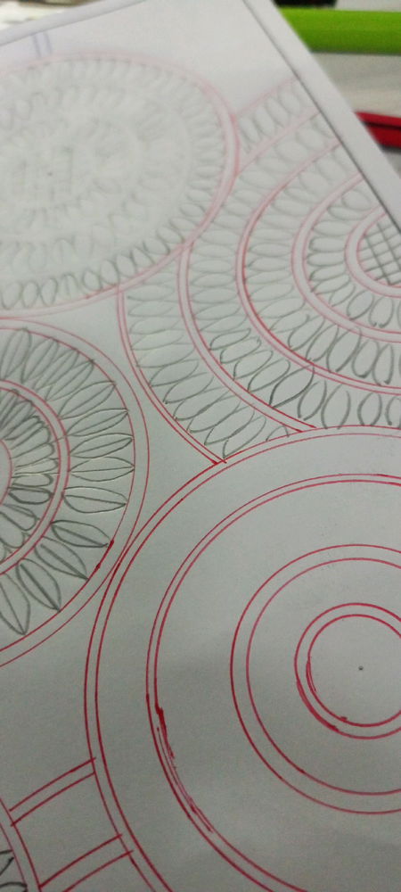 My first time trial of mandala art
