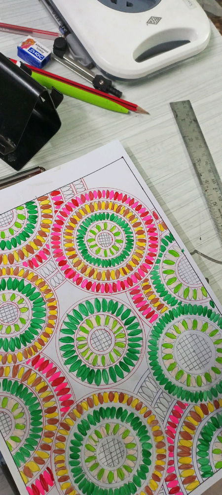 My first time trial of mandala art