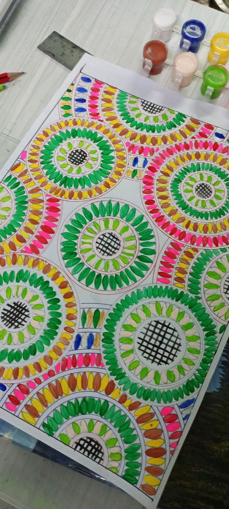 My first time trial of mandala art