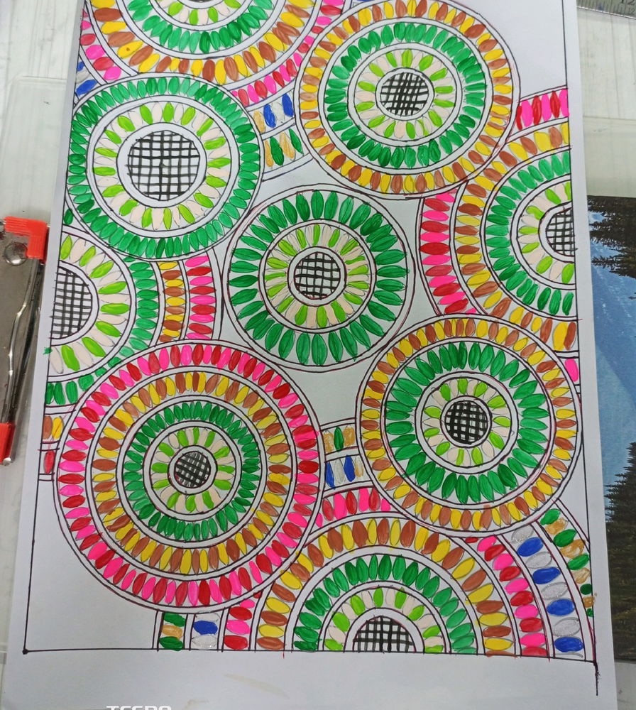 My first time trial of mandala art