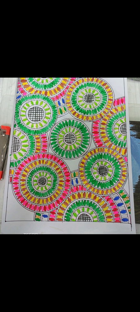 My first time trial of mandala art