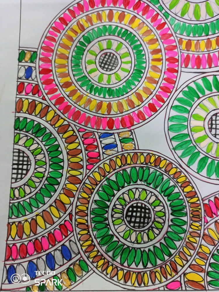 My first time trial of mandala art