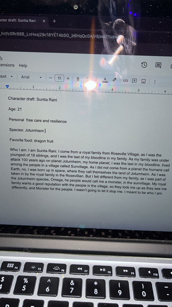 Written character 💜